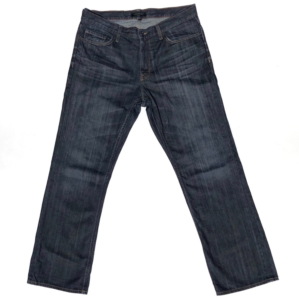 Banana Republic Dark Wash Straight Leg Jeans
